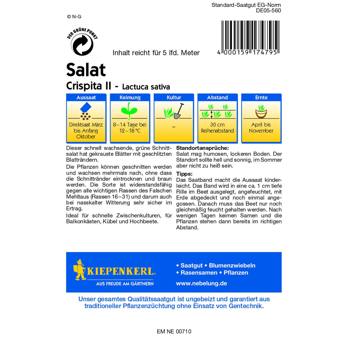 Kiepenkerl Salat Crispita II Bild 3