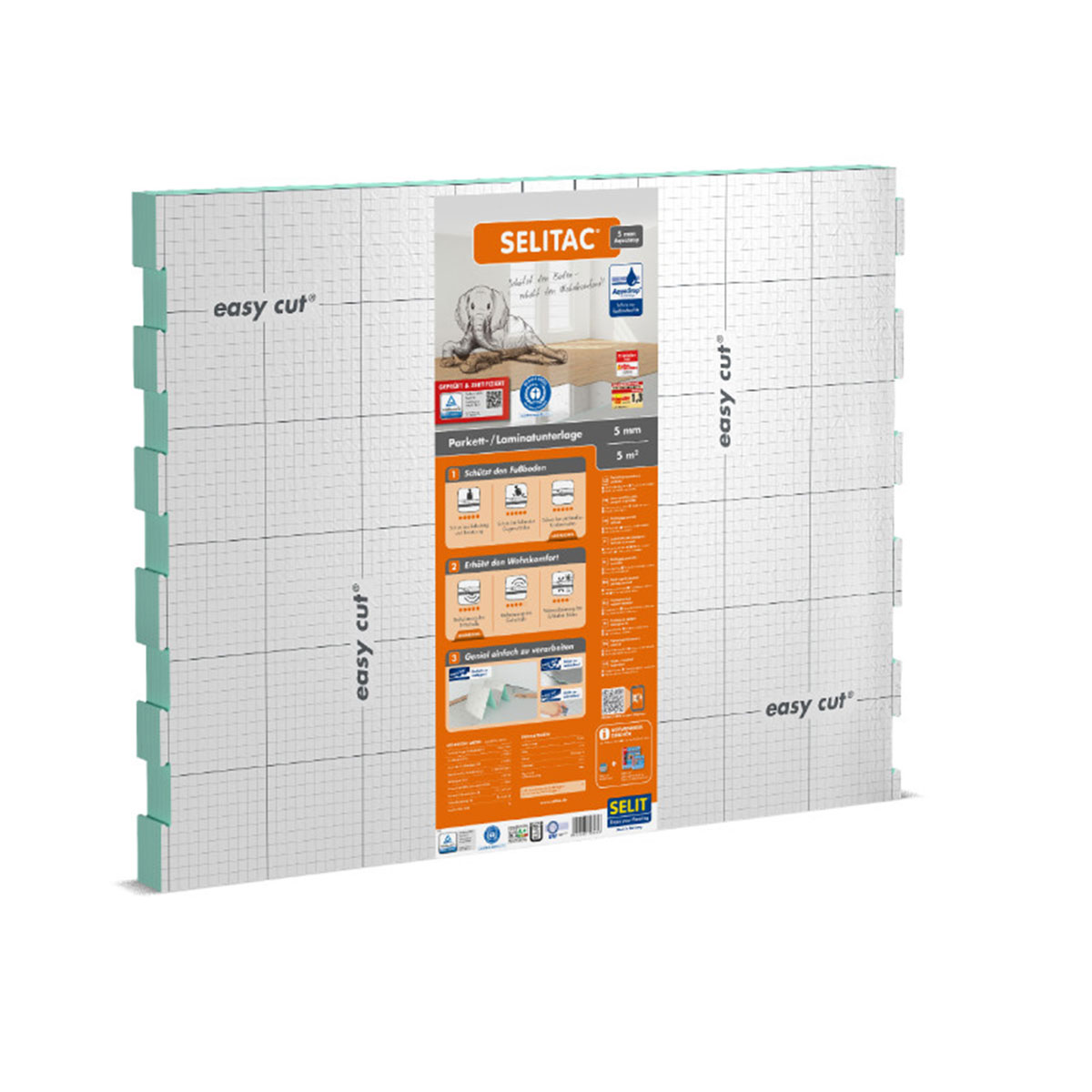 Selit AC AquaStop 5 mm - für eine zuverlässige Wärmedämmung inkl Feuchteschutz Bild 1