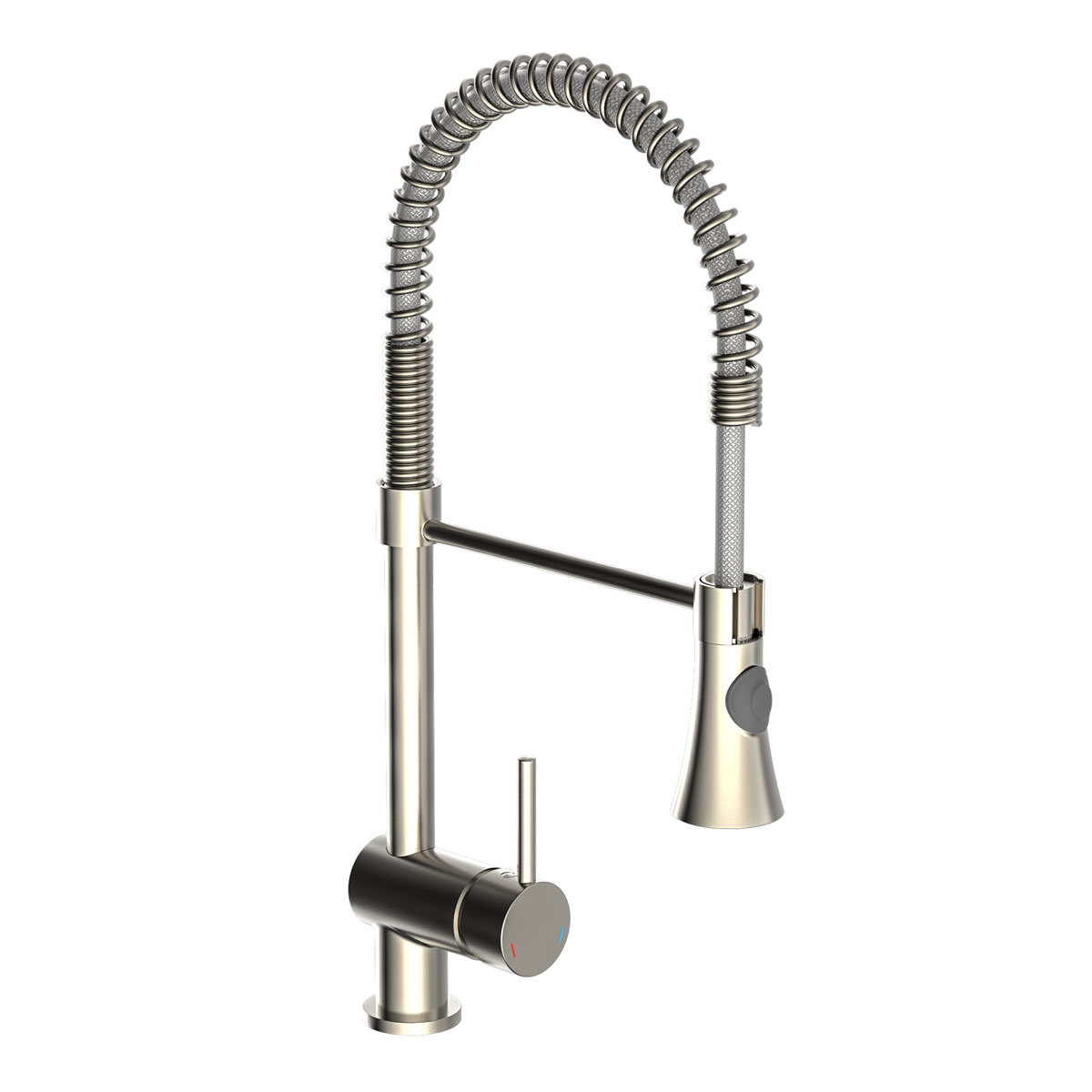 Schütte Design-Spültischarmatur Cornwall Spiralfeder Edelstahloptik Bild 1