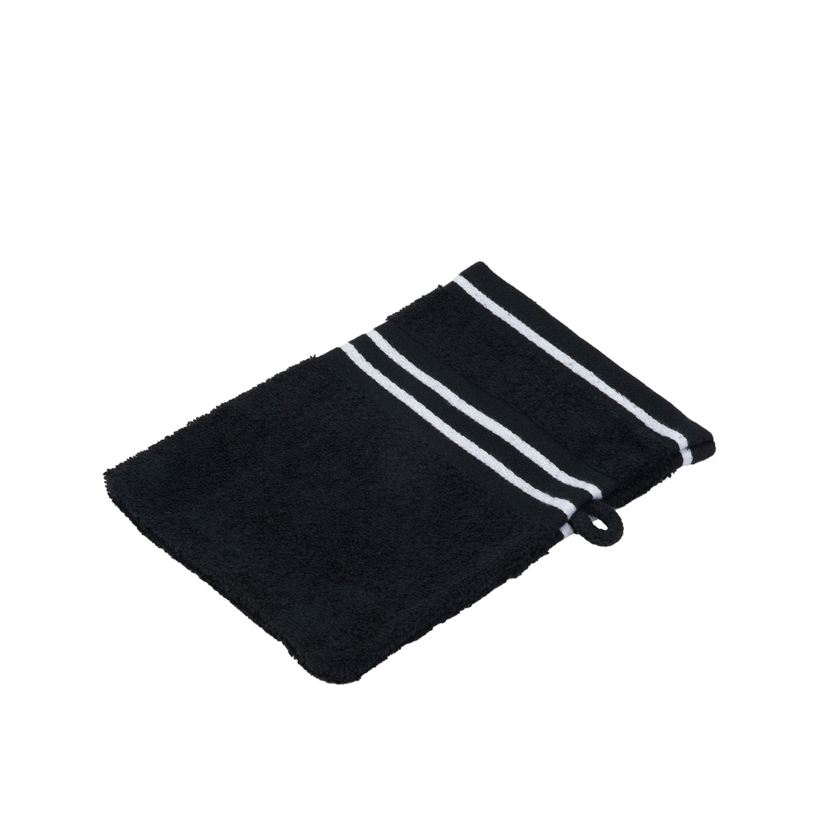 Gözze Frottier-Waschhandschuh Rio 16 x 21 cm schwarz vollfarbig Bild 1