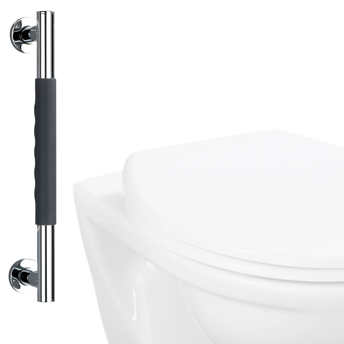 Wenko  Edelstahl Wandhaltegriff Secura 40,5 cm Bild 2