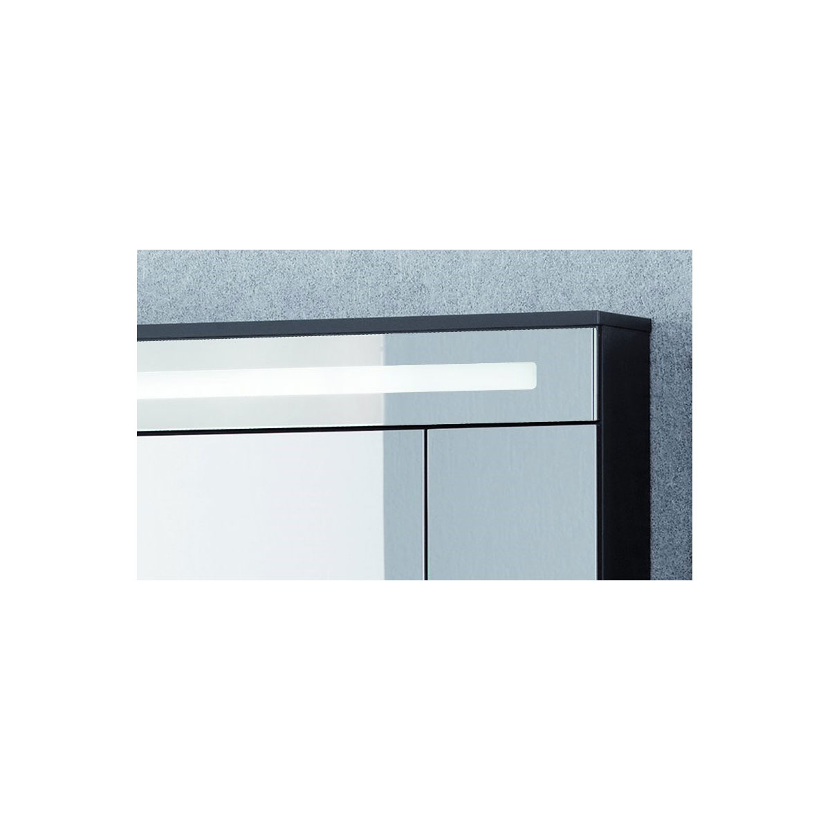 Fackelmann Spiegelschrank Kara anthrazit 80 x 70 x 22,5 cm Bild 3