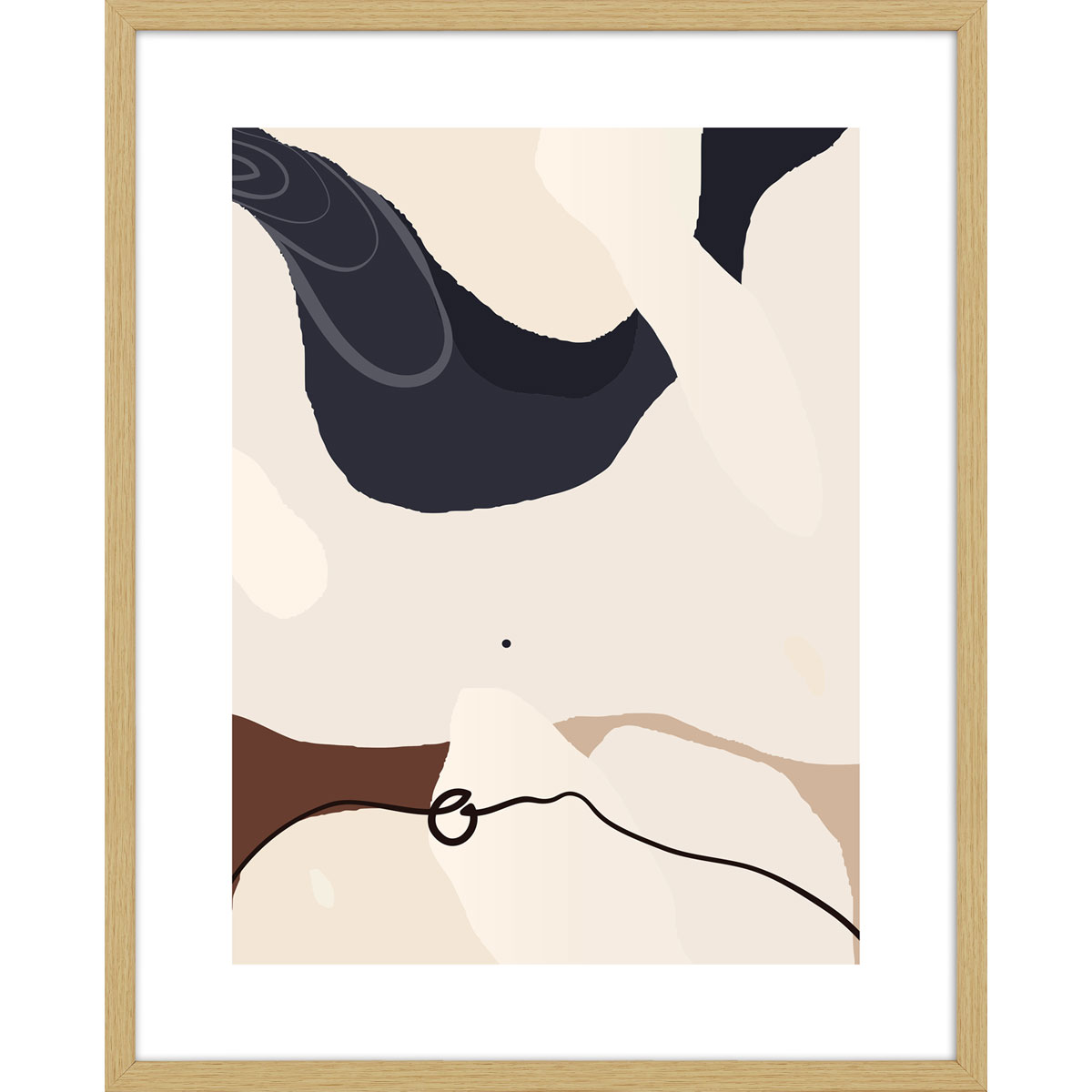 Bilderrahmen Madrid 40x50 cm natur