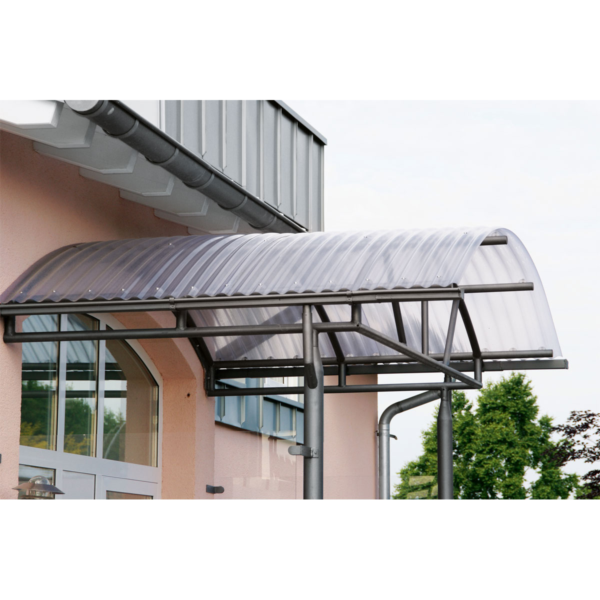 PVC-Wellpappe Sinus transparent 200 x 90 cm Bild 6