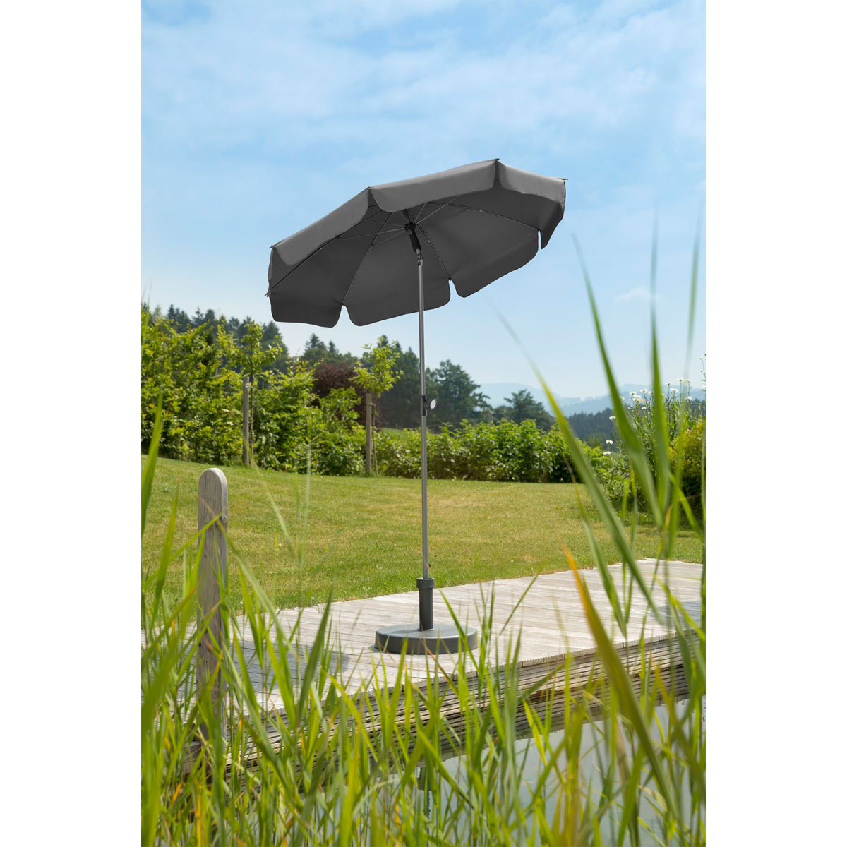 Schneider Schirme Sonnenschirm Locarno 150 cm anthrazit Bild 5