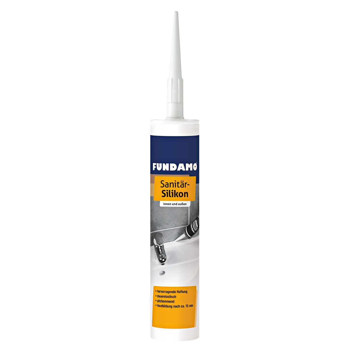 Fundamo Sanitär-Silikon weiß 310 ml