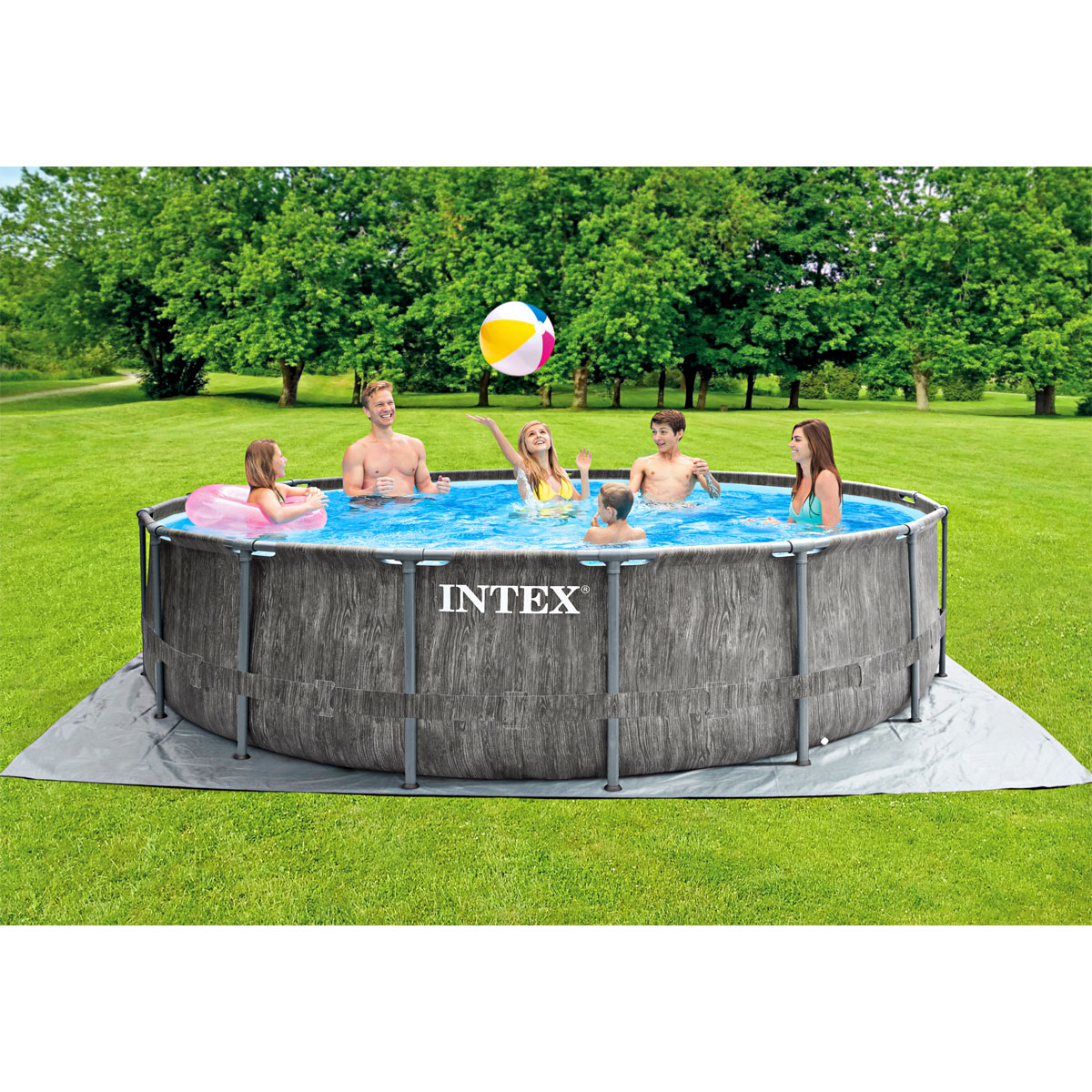 Premium Pool Greywood Prism Frame 457 x 122 cm Bild 5
