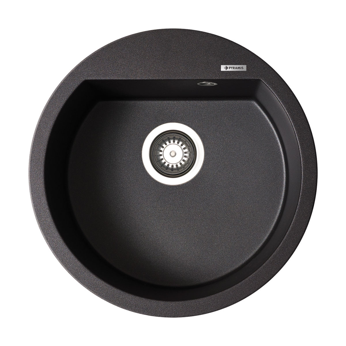 Pyramis  Einbauspuele ALAZIA D 51 cm 1B Granit Carbon
