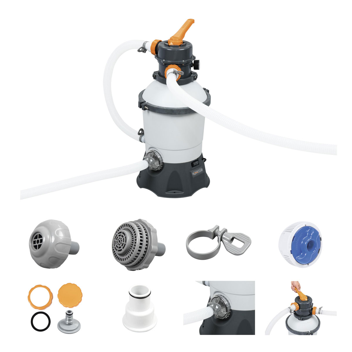 Bestway Sandfilteranlage für Pools bis 457 cm 3028 l/h Bild 2