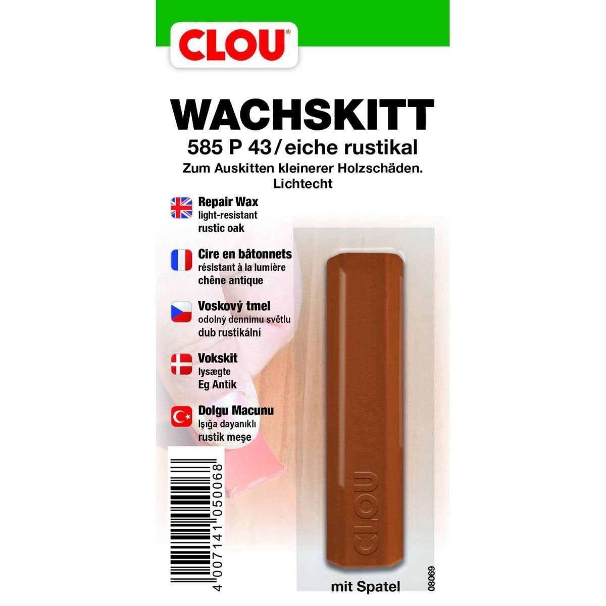 Clou Wachskitt Eiche rustikal