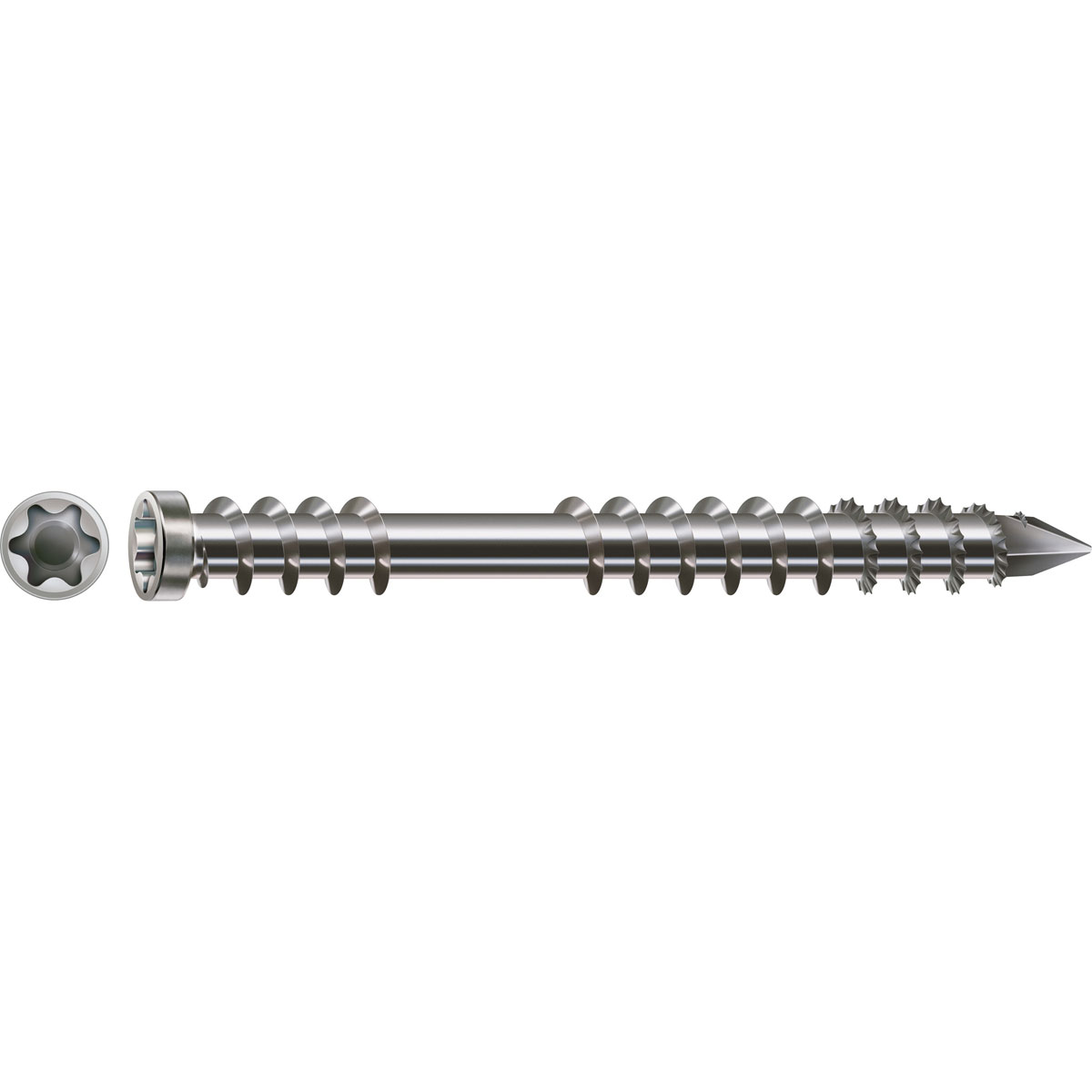 Spax Terrassenschrauben-Set Zylinderkopf 5 x 50 mm 400-teilig Bild 1
