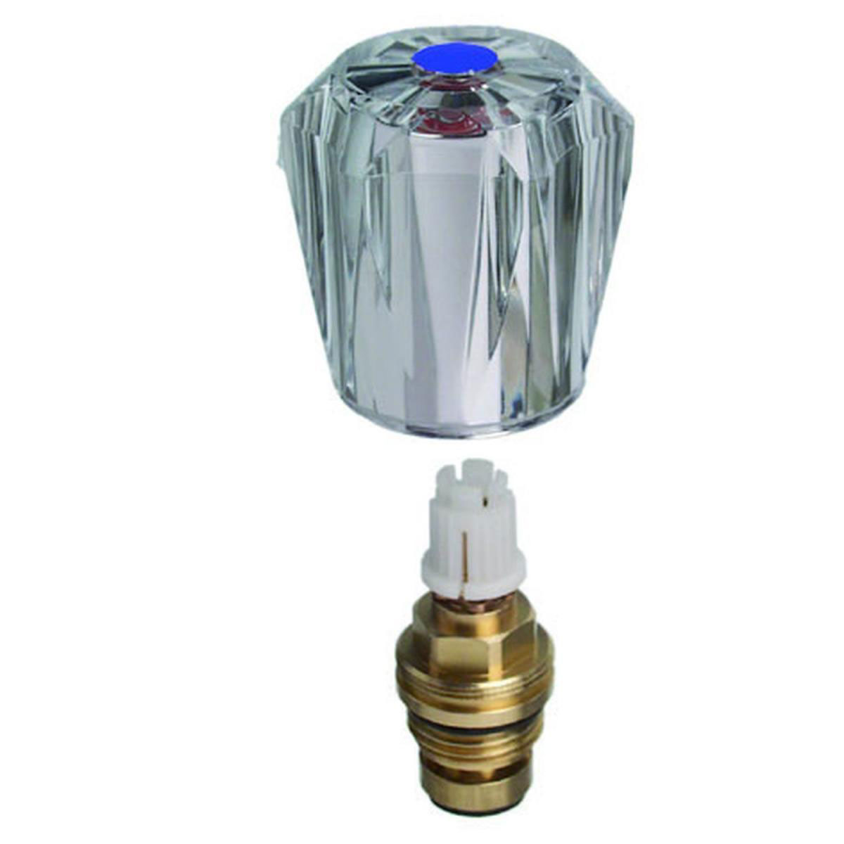 Ventiloberteil 1/2" uni blau Ventiloberteil 1/2" uni blau