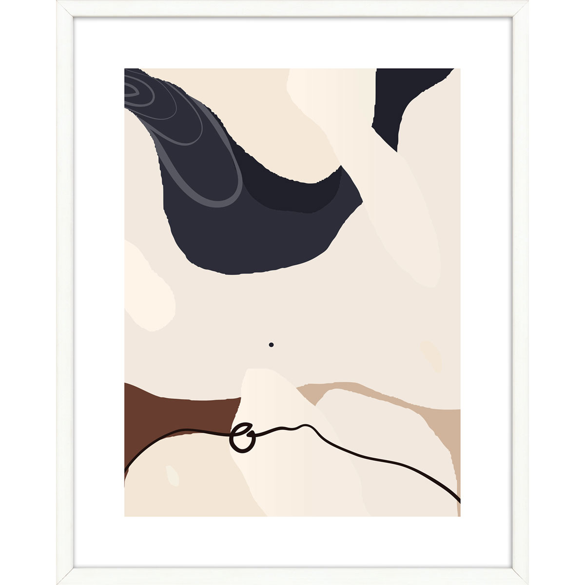 Bilderrahmen Madrid 40x50 cm weiß