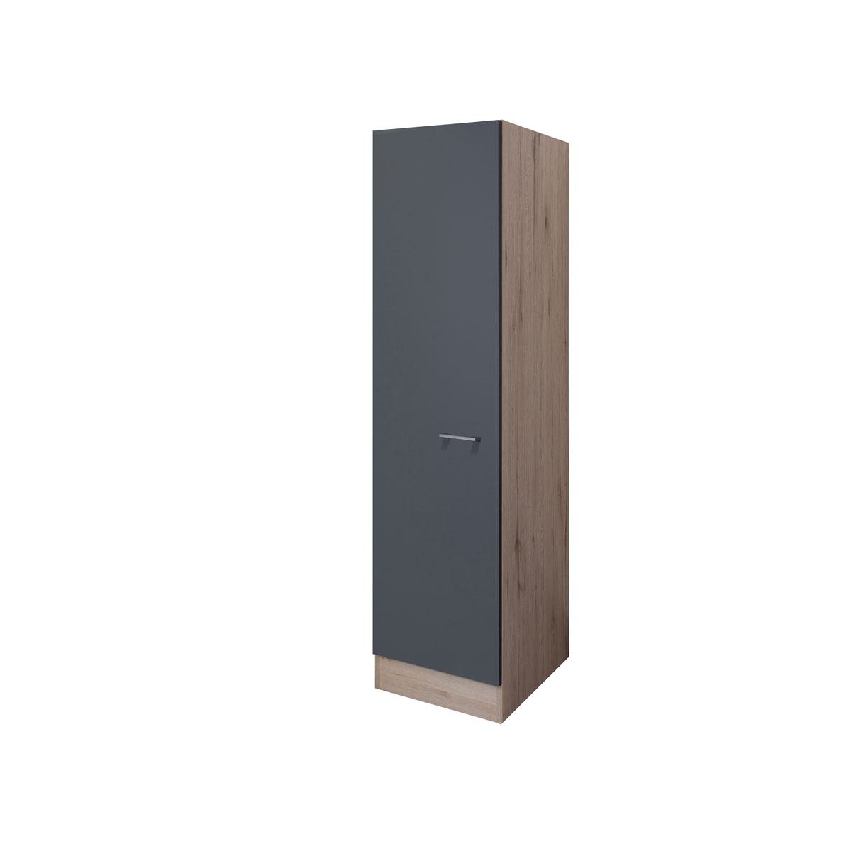 Flex-Well Geschirrschrank „Tiago“, 50x200x57,1 cm, basaltgrau/San Remo Eiche