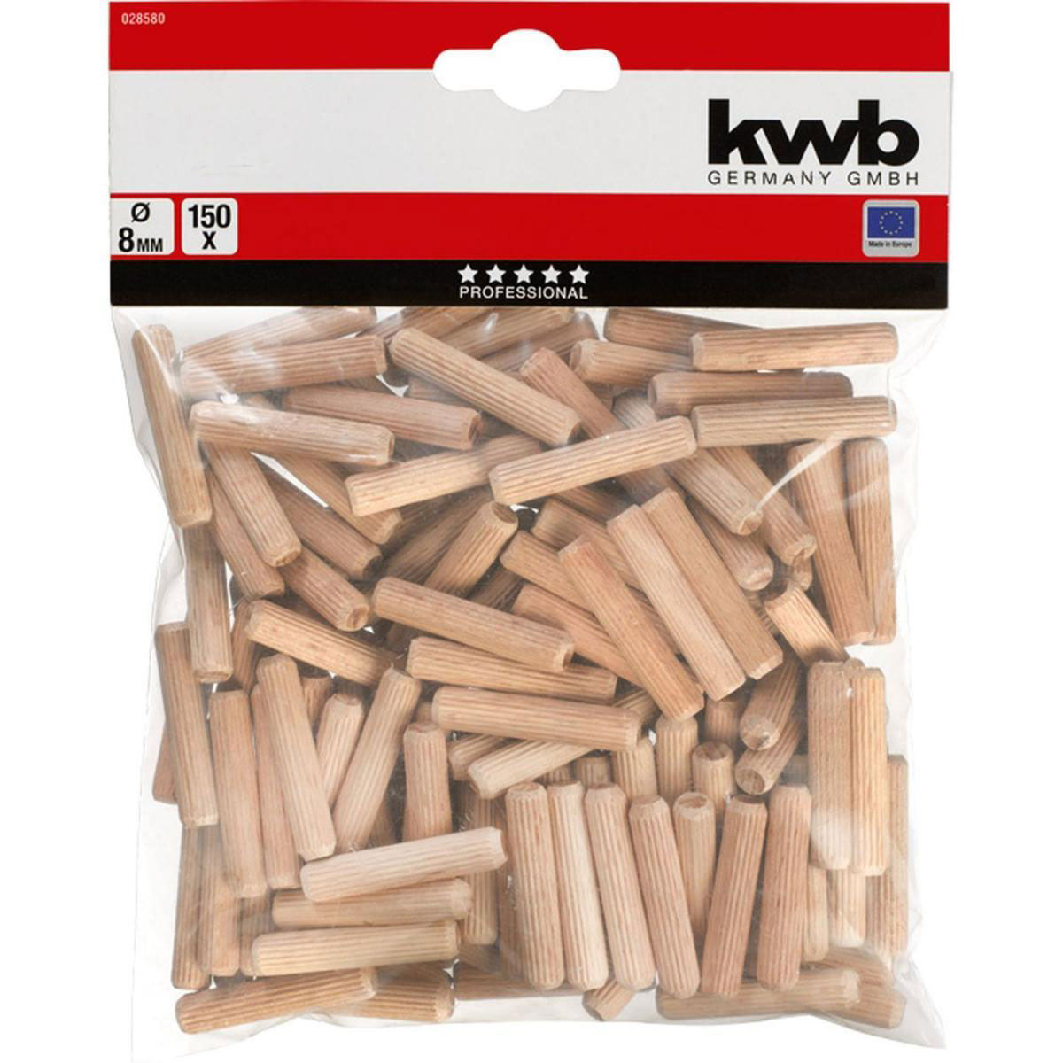 kwb  Hollzdübel 8 x 40 mm 150 Stück Bild 2