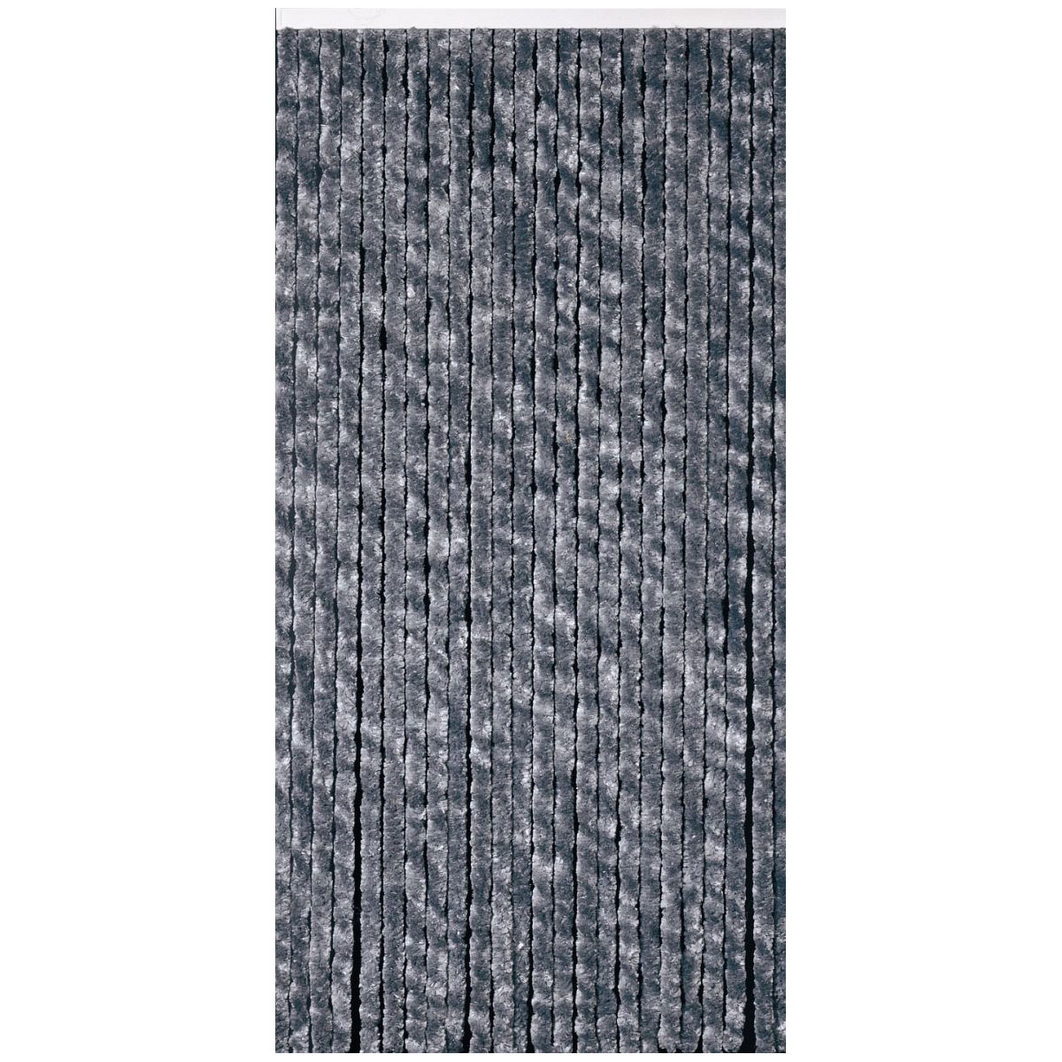 Deko-Vorhang Flauschi silbergrau