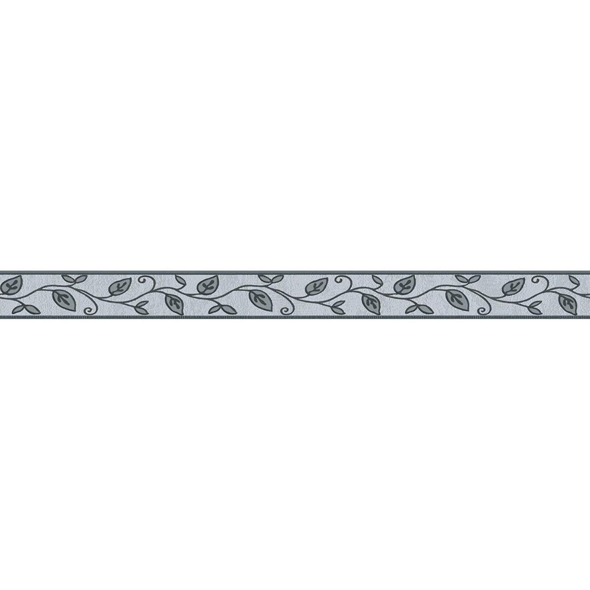 Selbstklebende Borte Ranken grau 5 m Bild 1