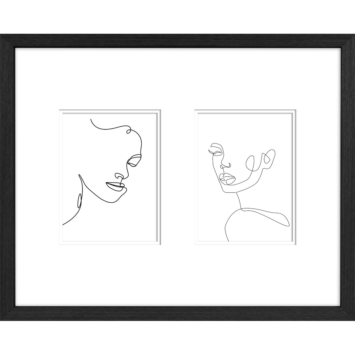 Bilderrahmen Larino 40x50 cm schwarz