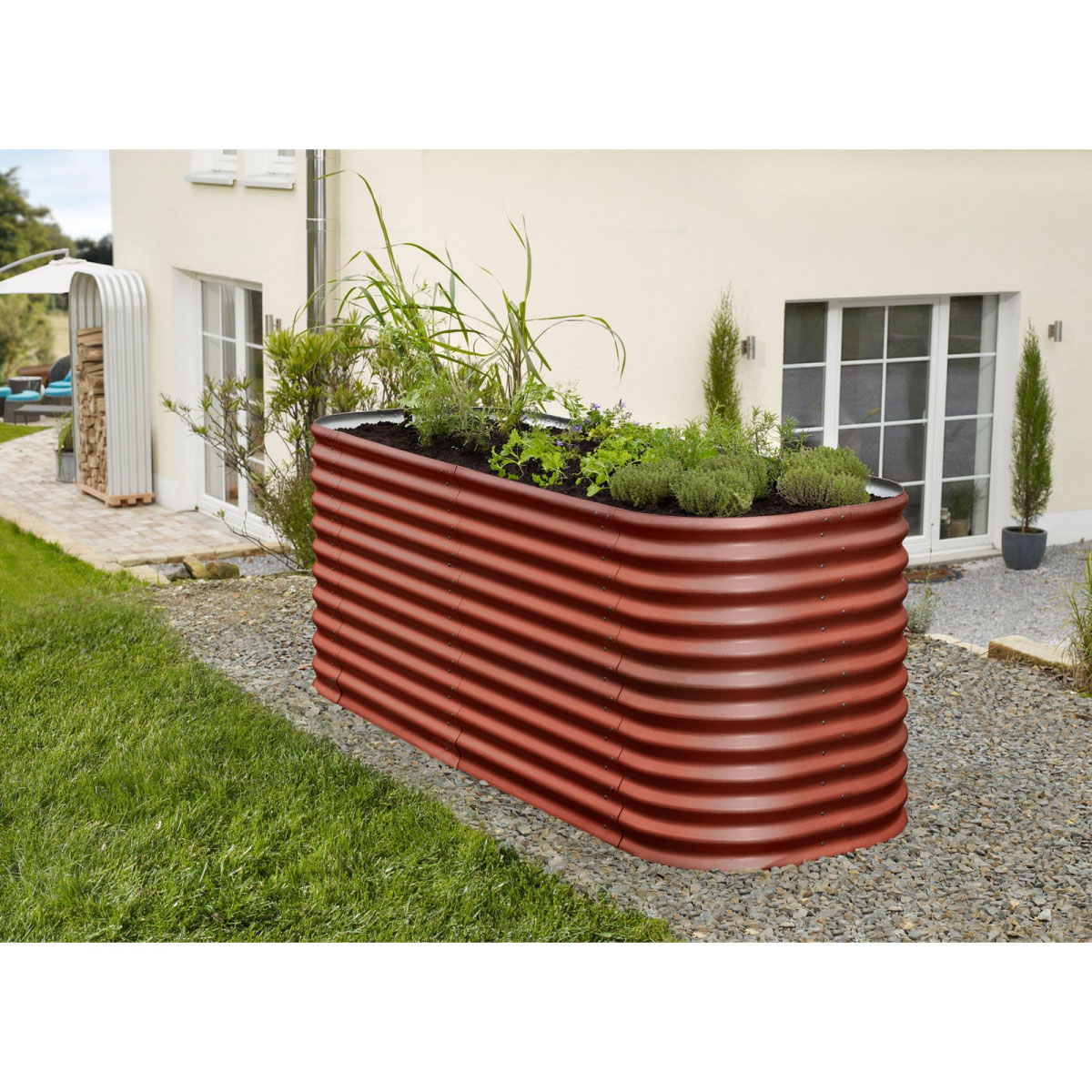 Vitavia Hochbeeterweiterung Basic rot