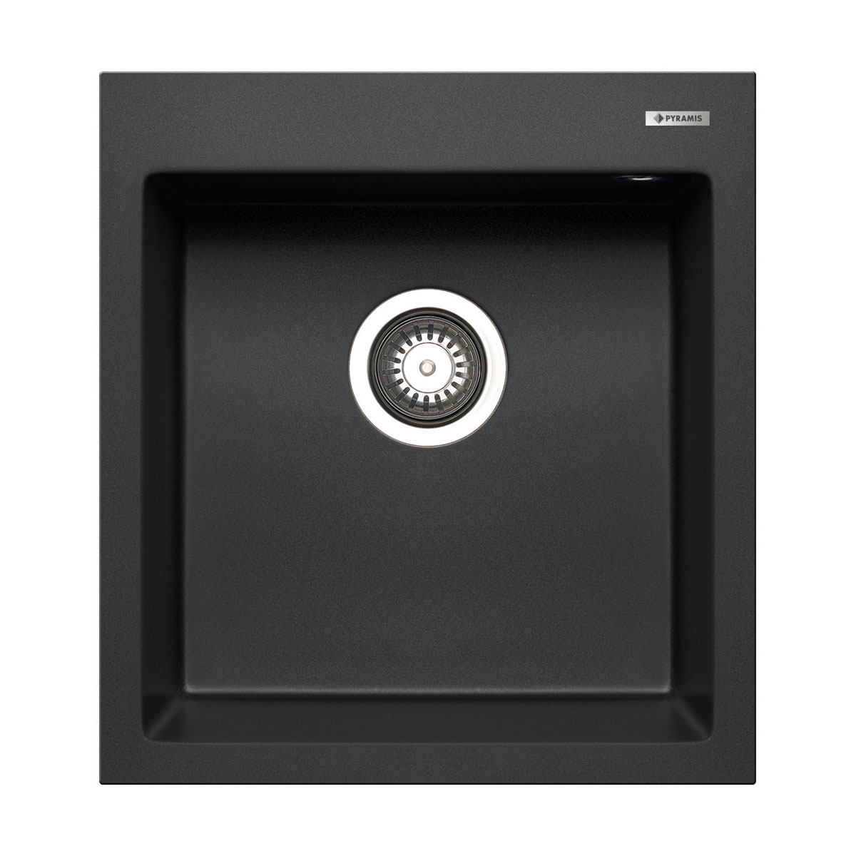 Pyramis  Einbauspuele ISTROS 46 x 50 cm 1B Granit Carbon Bild 1