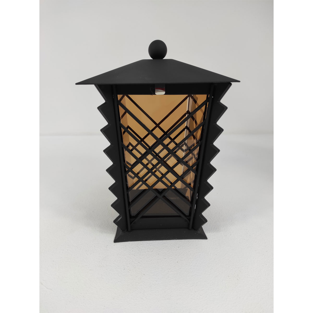 Grablaterne Metall schwarz Bild 1