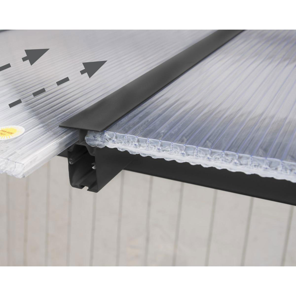 Palram Terrassenüberdachung Olympia 300 x 300 cm grau Bild 5