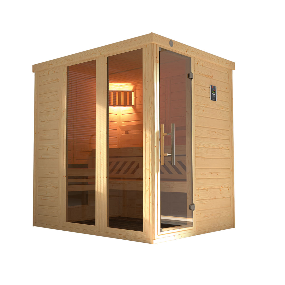 Weka Design-Sauna „Kemi Panorama 1“, 7,5 kW