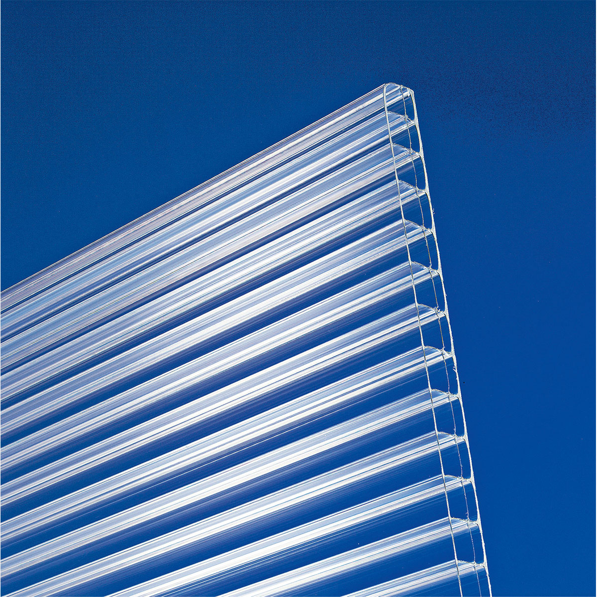 gutta Polycarbonat-Hohlkammerplatte transparent 250 x 98 x 1 cm Bild 8