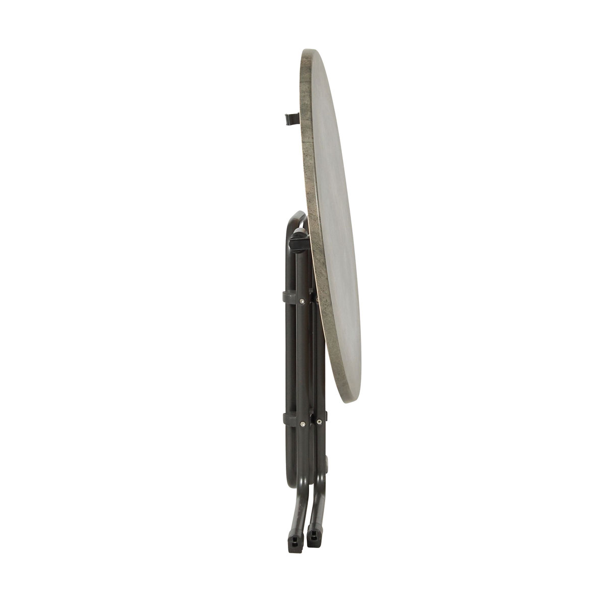 acamp Tisch Piazza Durchmesser 80 cm klappbar anthrazit/cemento Bild 2