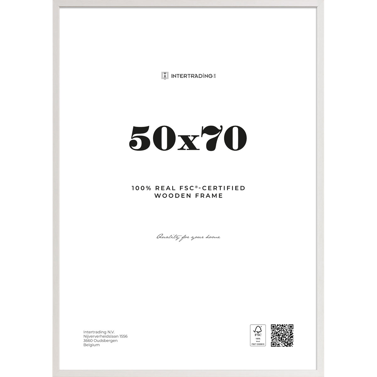 Bilderrahmen Riga 50x70 cm weiß