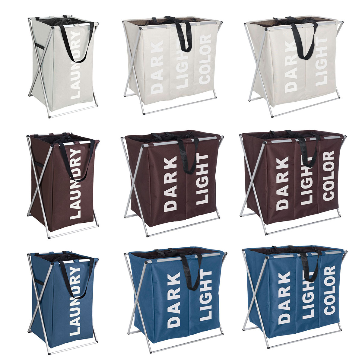 Wenko Wäschesammler Uno beige 52 l Bild 5