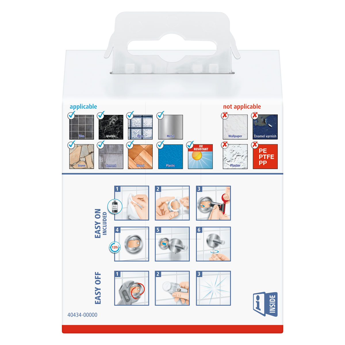 Tesa Handtuchhaken Elegaant Bild 3