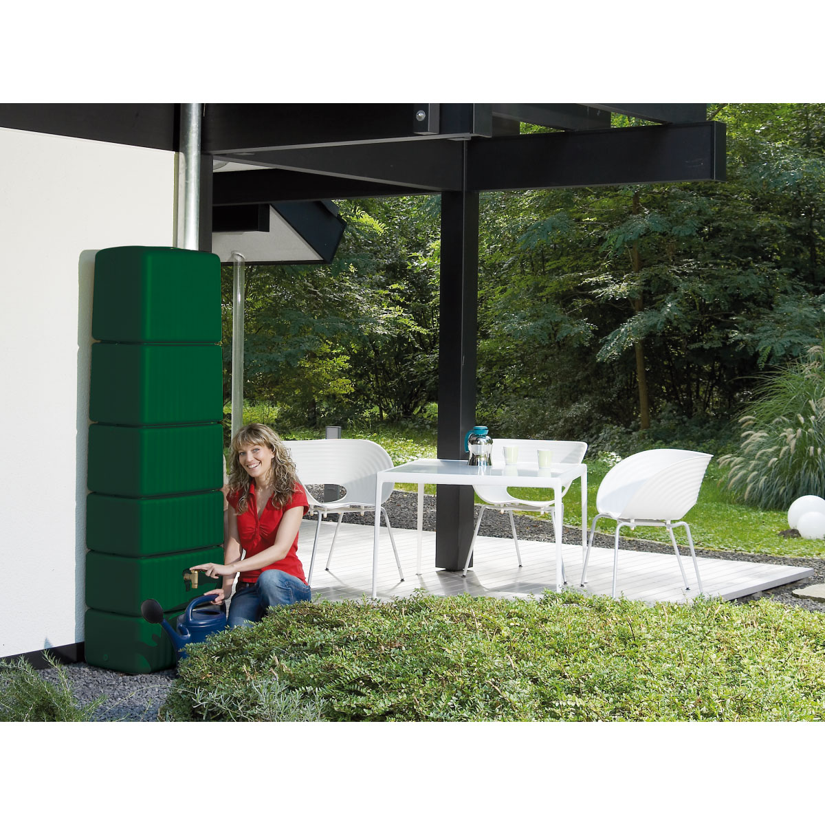 4rain Wandtank Slim grün 650 L Bild 2