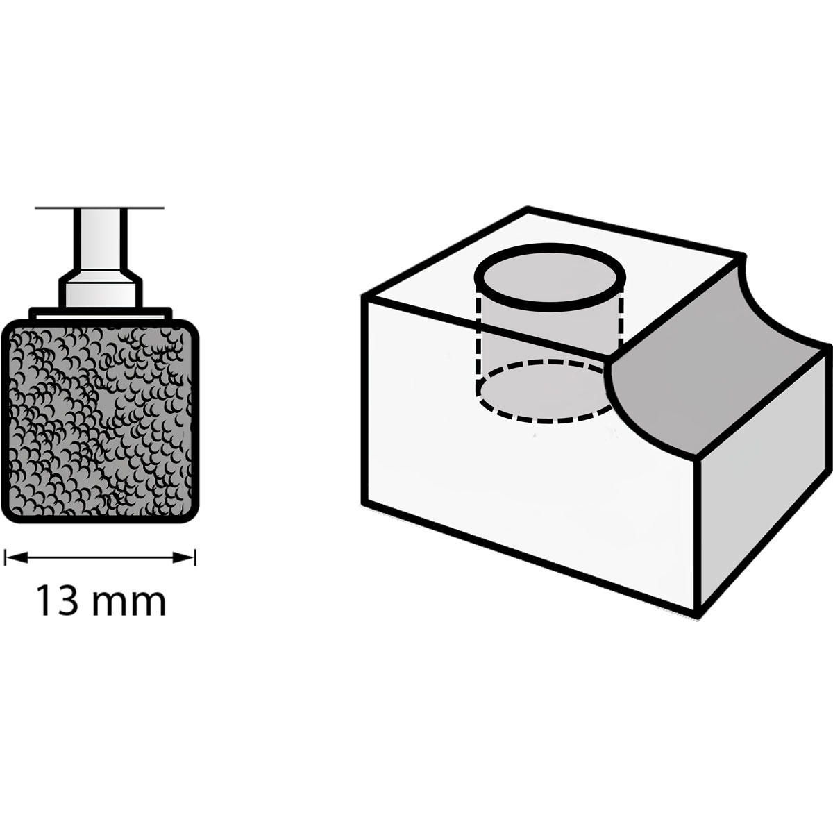 Dremel  Schleifband Durchmesser 13,0 mm Körnung 60 Bild 3