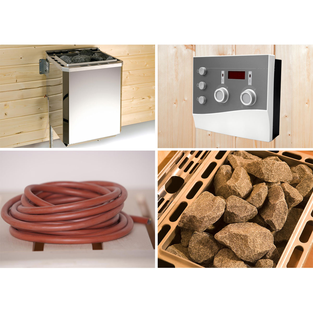 Weka  Premium Massivholz-Sauna Bergen Größe 3 Sparset 7,5 Bio S Bild 4