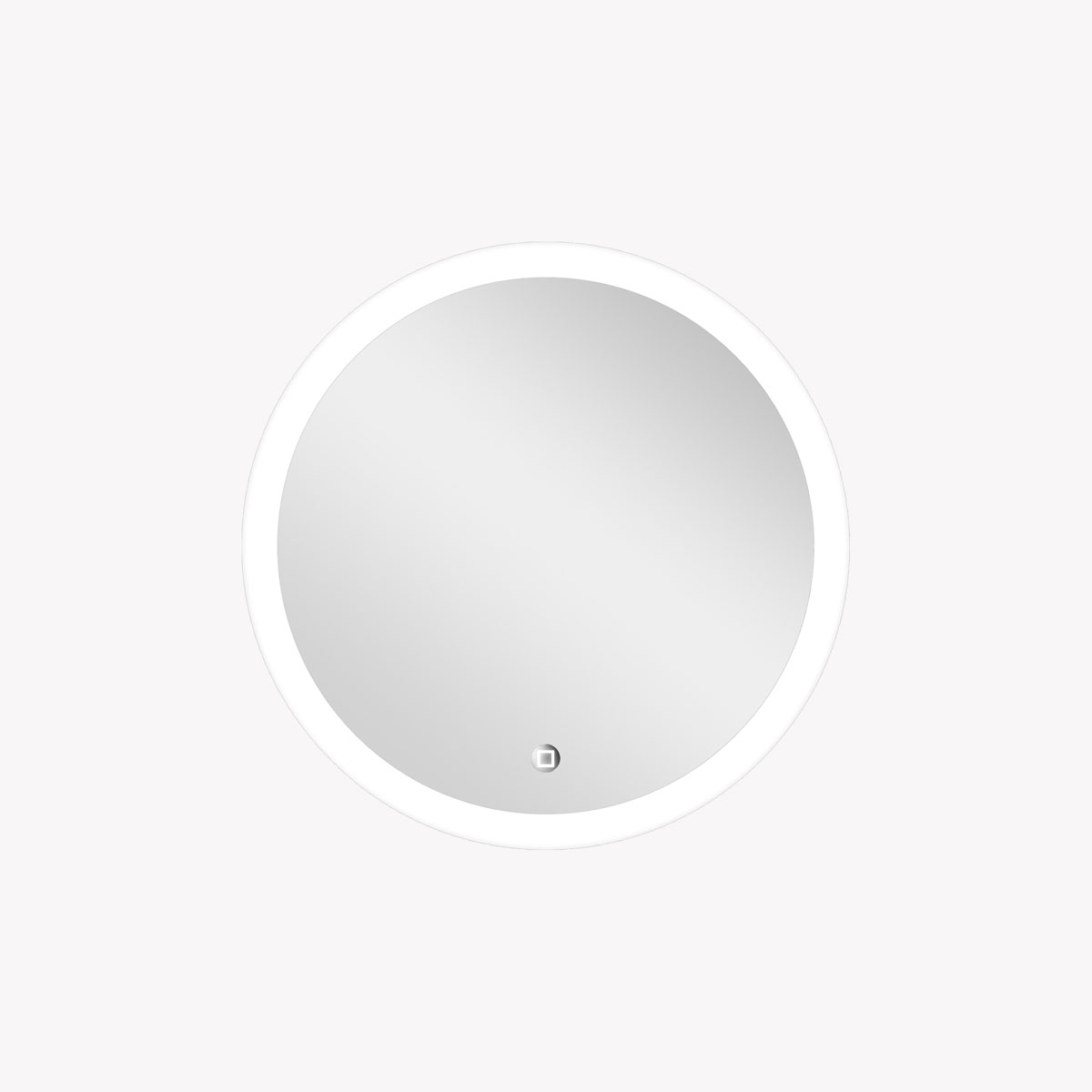 DSK  Design LED Lichtspiegel Silver Luna Dm 59 cm