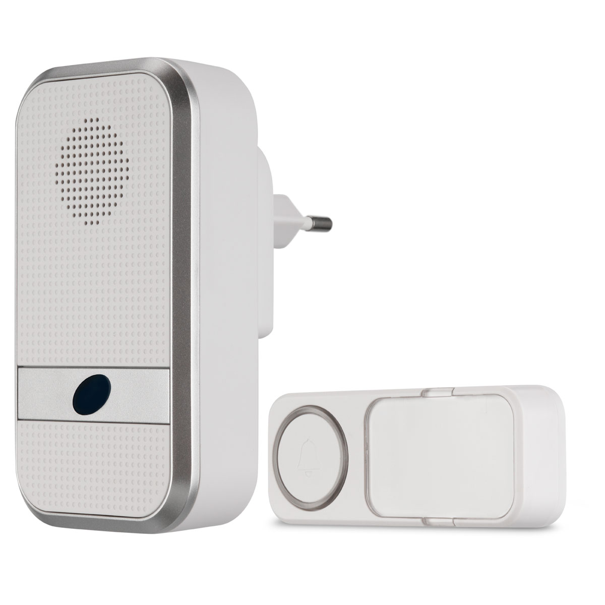 REV Ritter  Funk-Gong mit Taster kompakt Orchestra für Steckdose 58 Melodien 150m weiß Bild 2