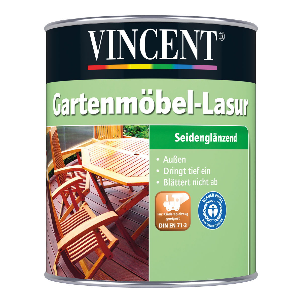 Vincent Gartenmöbel Lasur palisander 750 ml
