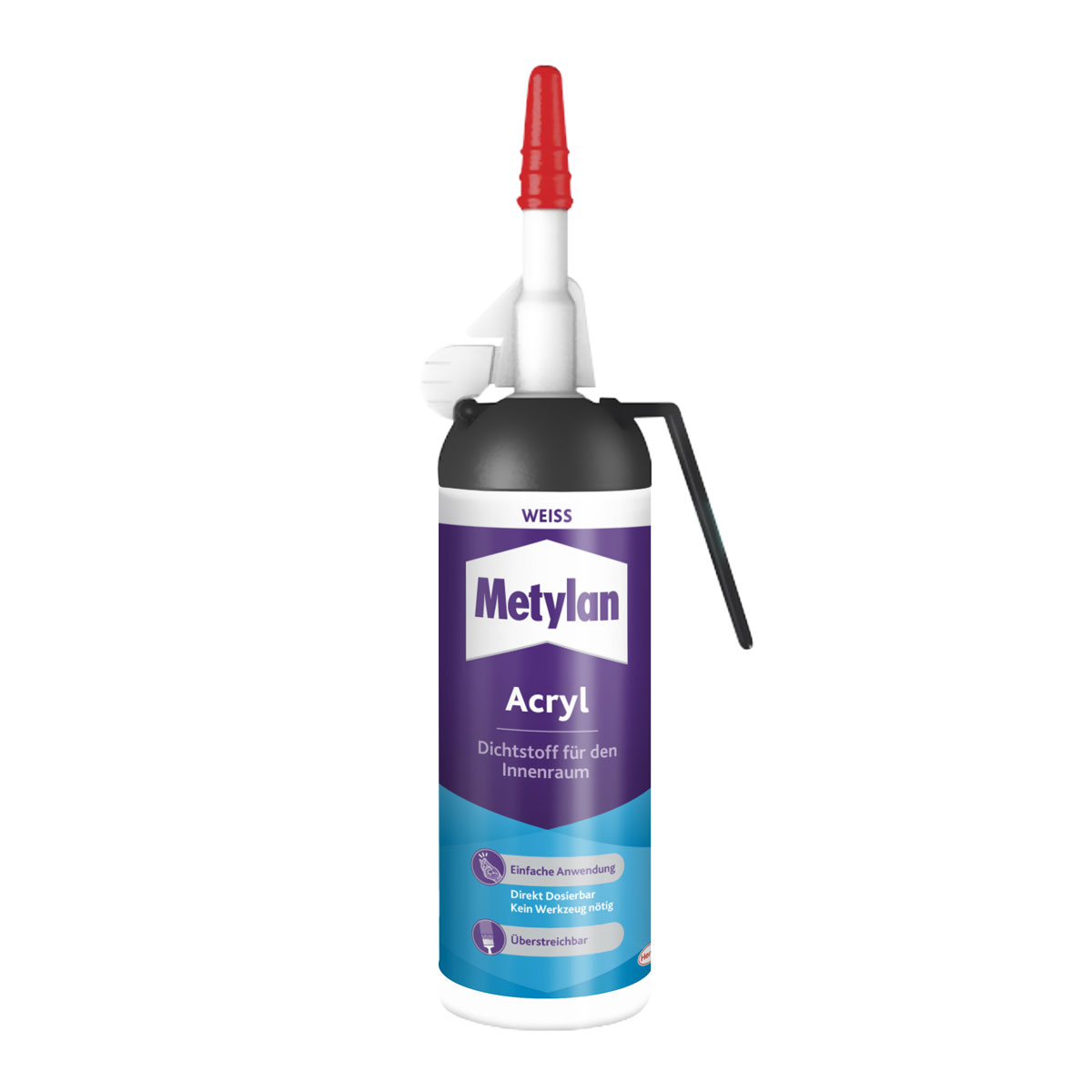 Metylan Dichtmasse Wand und Decke Acryl weiß 6 x 100 ml Bild 1
