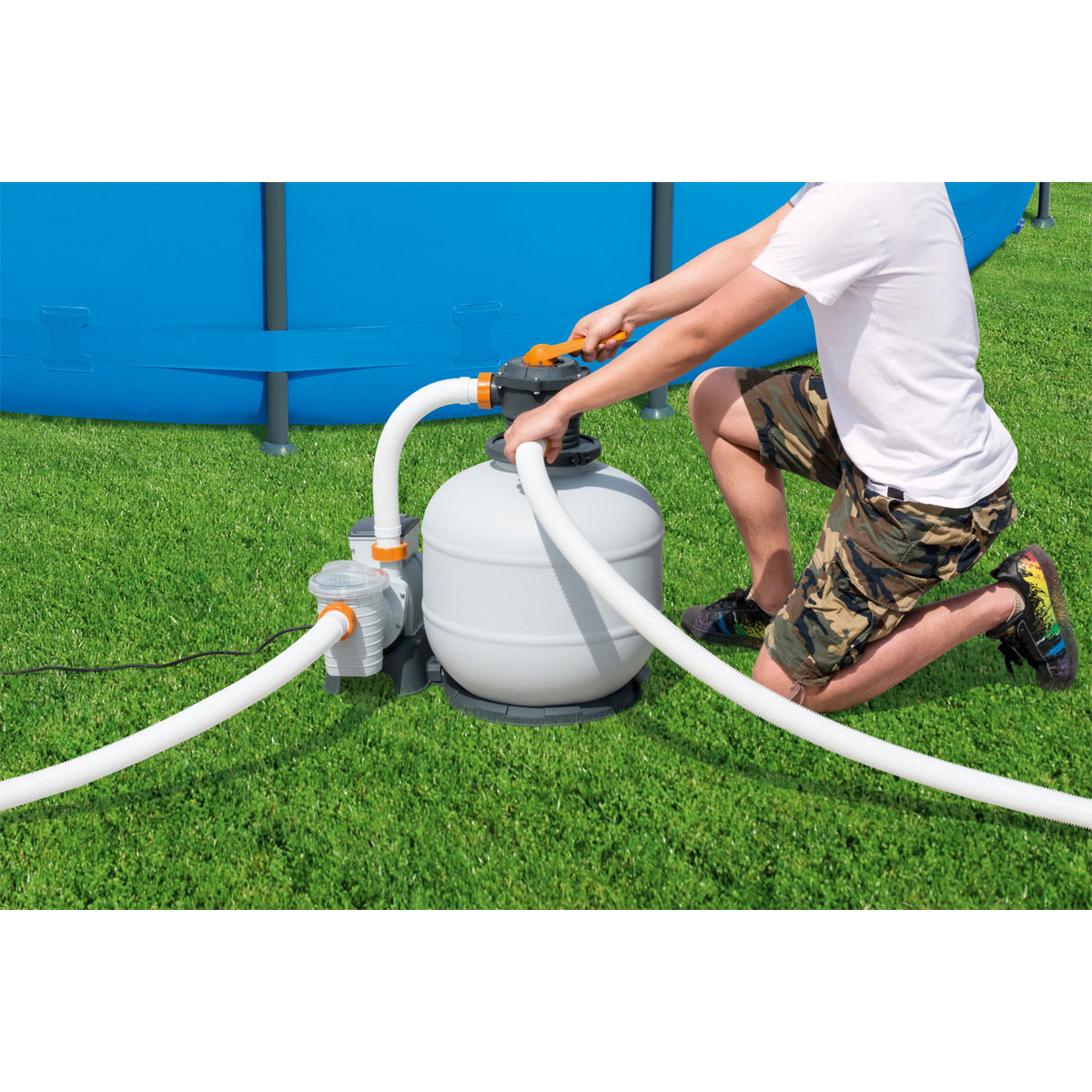 Bestway Sandfilteranlage mit Zeitschaltuhr 8.327 l/h Bild 4