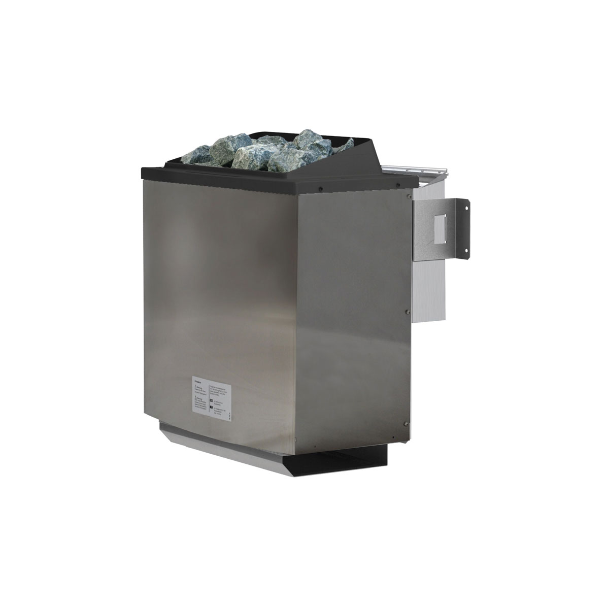 Karibu  Saunahaus- Set „Mikka“ terragrau mit Ofen 9 kW Bio ext. Steuerung Bild 7