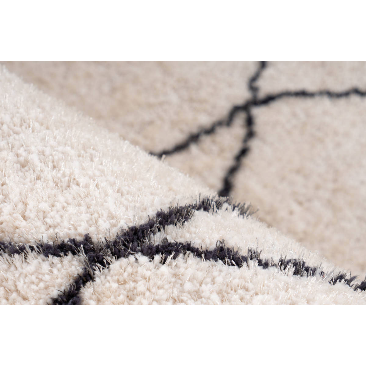 Hochflorteppich „Orlando 425“, Elfenbein, 160x230 cm Bild 2