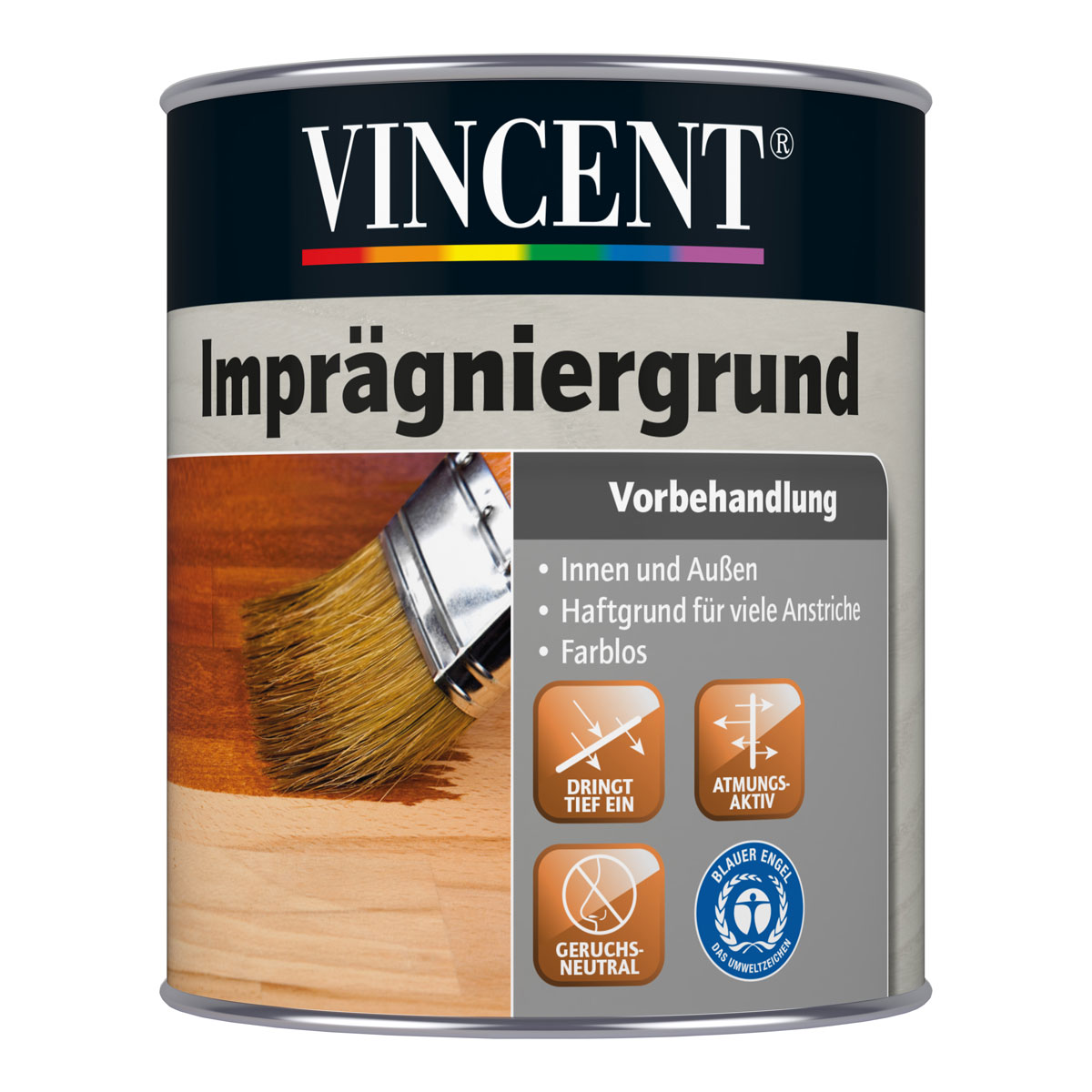 Vincent Imprägniergrund natur 0,75 L