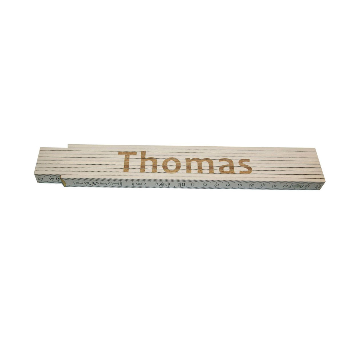 Meterstab „Thomas“, 2m, weiß
