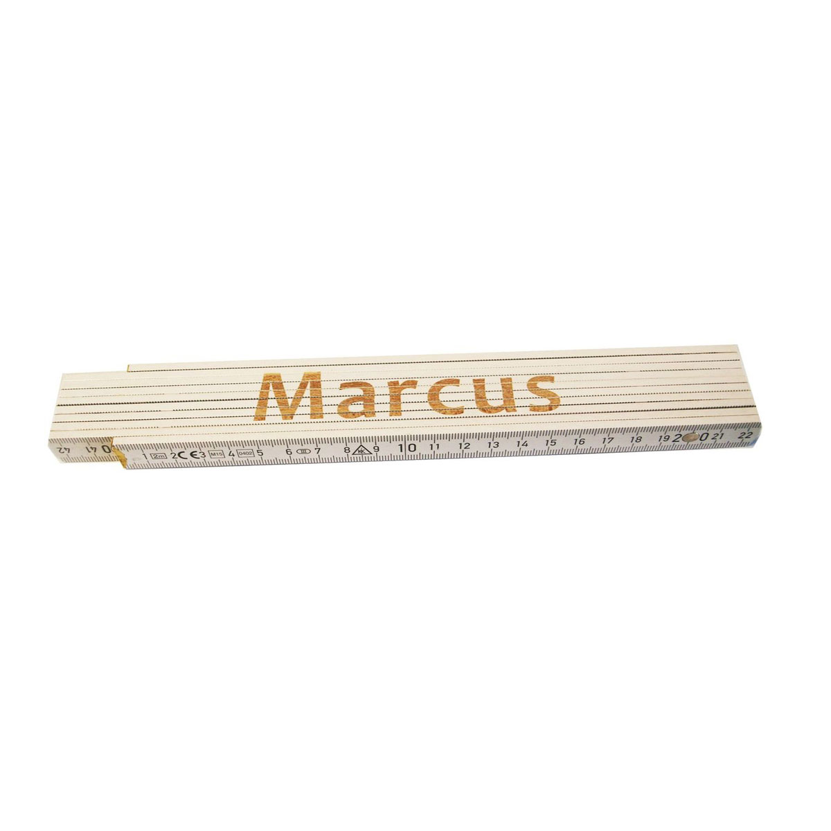 Gliedermaßstab „Marcus“, 2m, weiß