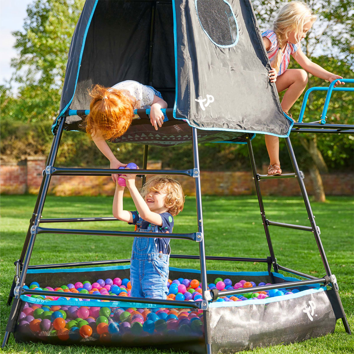 TP Toys Klettergerüst Explorer 208x318x201cm Schwarz Bild 3