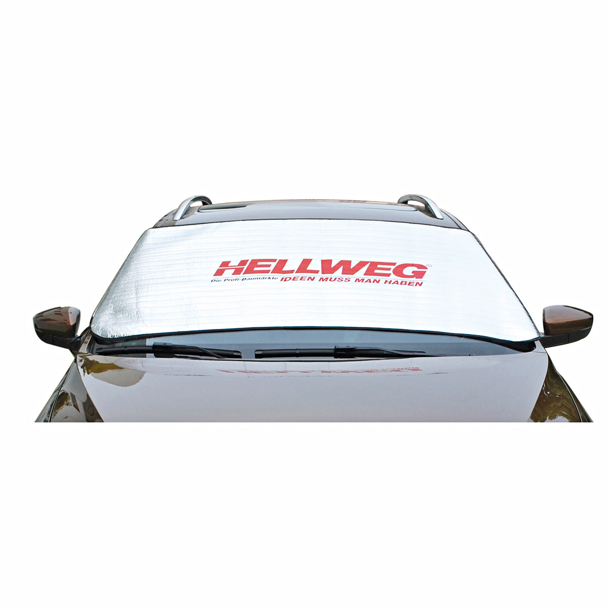 Frontscheibenabdeckung mit Hellweg-Logo 200 x 90 cm