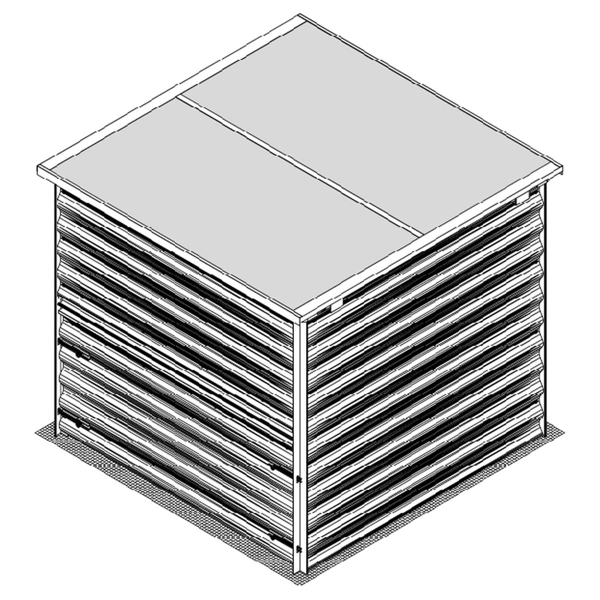 Vitavia Komposter Tomma schwarz Bild 1