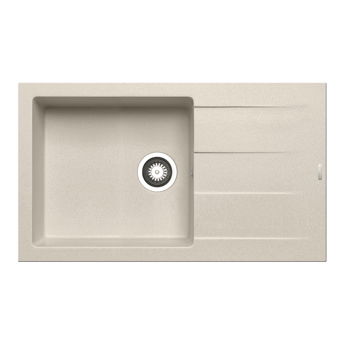 Pyramis Einbauspuele ATHLOS PLUS 86 x 50 cm 1B 1D Granit beige