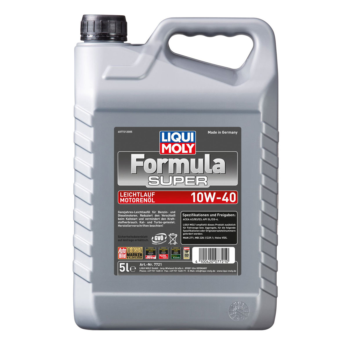 Leichtlauf-Motor-Öl „Formula Super“, 10W-40, 5L